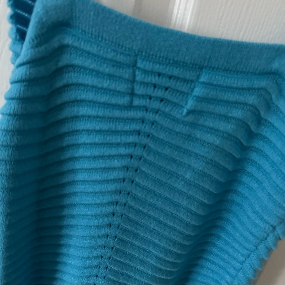 Blue Knit Dress - Picture 7 of 15